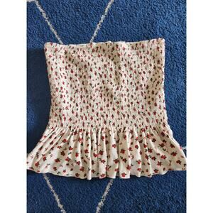 Women's L/g Floral Tube Top